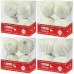 BOX 4 SFERE LUX BIANCHE DECOR.CM.10ASS. (8pz)